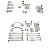 Maxbell 1/16 RC Upgrades Kit Replacement Steering Rod Tie for C64 RC Vehicles Trucks argent