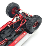 Maxbell 1/16 RC Car Upgrade Spare Kit Metal Front and Rear Axle Assembly for C64 DIY red