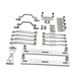 Maxbell 1/16 RC Car Upgrade Spare Kit Metal Steering Servo Mount for C64 RC Vehicles Argent