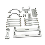 Maxbell 1/16 RC Car Upgrade Spare Kit Metal Steering Servo Mount for C64 RC Vehicles Argent