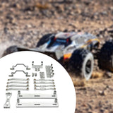 Maxbell 1/16 RC Car Upgrade Spare Kit Metal Steering Servo Mount for C64 RC Vehicles Argent