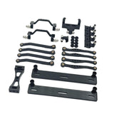 Maxbell 1/16 RC Car Upgrade Spare Kit Metal Steering Servo Mount for C64 RC Vehicles black