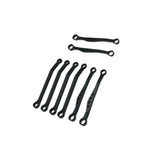 Maxbell 8 Pieces Metal Rod Link Suspension Linkage Kit Replacements for C64 1:16 Car Balck
