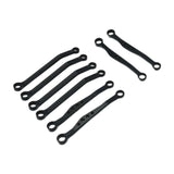 Maxbell 8 Pieces Metal Rod Link Suspension Linkage Kit Replacements for C64 1:16 Car Balck