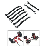 Maxbell 8 Pieces Metal Rod Link Suspension Linkage Kit Replacements for C64 1:16 Car Balck