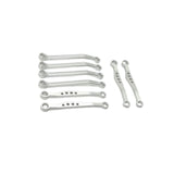 Maxbell 8 Pieces Metal Rod Link Suspension Linkage Kit Replacements for C64 1:16 Car Argent