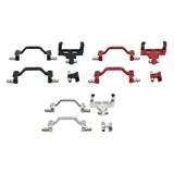 Maxbell 4x 1/16 Servo Mount Steering Gear Holder for C64 Car Model Lovers RC Vehicle black