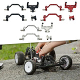 Maxbell 4x 1/16 Servo Mount Steering Gear Holder for C64 Car Model Lovers RC Vehicle black