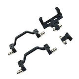 Maxbell 4x 1/16 Servo Mount Steering Gear Holder for C64 Car Model Lovers RC Vehicle black