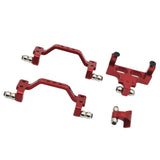 Maxbell 4x 1/16 Servo Mount Steering Gear Holder for C64 Car Model Lovers RC Vehicle red