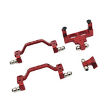 Maxbell 4x 1/16 Servo Mount Steering Gear Holder for C64 Car Model Lovers RC Vehicle red