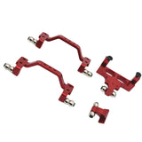 Maxbell 4x 1/16 Servo Mount Steering Gear Holder for C64 Car Model Lovers RC Vehicle red
