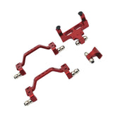 Maxbell 4x 1/16 Servo Mount Steering Gear Holder for C64 Car Model Lovers RC Vehicle red