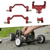 Maxbell 4x 1/16 Servo Mount Steering Gear Holder for C64 Car Model Lovers RC Vehicle red