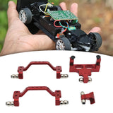 Maxbell 4x 1/16 Servo Mount Steering Gear Holder for C64 Car Model Lovers RC Vehicle red