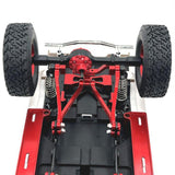 Maxbell 4x 1/16 Servo Mount Steering Gear Holder for C64 Car Model Lovers RC Vehicle red