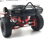 Maxbell 4x 1/16 Servo Mount Steering Gear Holder for C64 Car Model Lovers RC Vehicle red
