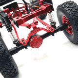 Maxbell 4x 1/16 Servo Mount Steering Gear Holder for C64 Car Model Lovers RC Vehicle red