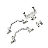 Maxbell 4x 1/16 Servo Mount Steering Gear Holder for C64 Car Model Lovers RC Vehicle silver