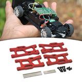 Maxbell RC Suspension Arm DIY Upgrade for Wltoys 1/14 144016 144018 Crawler Vehicles red