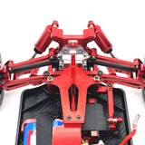 Maxbell RC Suspension Arm DIY Upgrade for Wltoys 1/14 144016 144018 Crawler Vehicles red