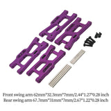 Maxbell RC Suspension Arm DIY Upgrade for Wltoys 1/14 144016 144018 Crawler Vehicles violet