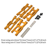 Maxbell RC Suspension Arm DIY Upgrade for Wltoys 1/14 144016 144018 Crawler Vehicles gold