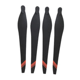 Maxbell 4Pcs RC Airplane Propellers Multifunction for Drone Quadcopter Replace Parts Black Red