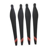 Maxbell 4Pcs RC Airplane Propellers Multifunction for Drone Quadcopter Replace Parts Black Red