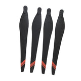 Maxbell 4Pcs RC Airplane Propellers Multifunction for Drone Quadcopter Replace Parts Black Red