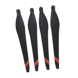 Maxbell 4Pcs RC Airplane Propellers Multifunction for Drone Quadcopter Replace Parts Black Red