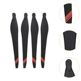 Maxbell 4Pcs RC Airplane Propellers Multifunction for Drone Quadcopter Replace Parts Black Red