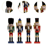 Maxbell 4Pcs Nutcracker Figurine Statue Christmas Decoration for Home Festive Mantel