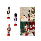 Maxbell Christmas Nutcracker Ornament Christmas Figure for Xmas Christmas Decoration green