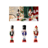 Maxbell Christmas Nutcracker Ornament Christmas Figure for Xmas Christmas Decoration green