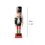 Maxbell Christmas Nutcracker Ornament Christmas Figure for Xmas Christmas Decoration green