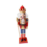 Maxbell Christmas Nutcracker Ornament Christmas Figure for Xmas Christmas Decoration red