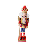 Maxbell Christmas Nutcracker Ornament Christmas Figure for Xmas Christmas Decoration red