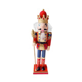 Maxbell Christmas Nutcracker Ornament Christmas Figure for Xmas Christmas Decoration red
