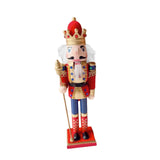 Maxbell Christmas Nutcracker Ornament Christmas Figure for Xmas Christmas Decoration red
