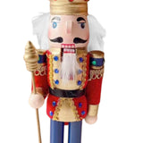 Maxbell Christmas Nutcracker Ornament Christmas Figure for Xmas Christmas Decoration red
