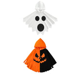 Maxbell Child Halloween Costume Capes Cosplay Props for Halloween Stage Performances Whtie Black