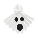 Maxbell Child Halloween Costume Capes Cosplay Props for Halloween Stage Performances Whtie Black