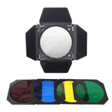 Maxbell Flash Barndoor Accessory Studio Professional 40cmx40cm Stable Honeycomb Grid