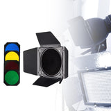 Maxbell Flash Barndoor Accessory Studio Professional 40cmx40cm Stable Honeycomb Grid
