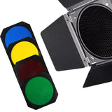 Maxbell Flash Barndoor Accessory Studio Professional 40cmx40cm Stable Honeycomb Grid