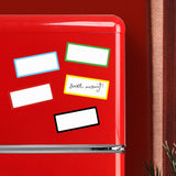 Maxbell Dry Erase Labels Waterproof Name Magnet for Office Refrigerator Whiteboards 30Pcs 5x10cm