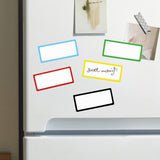 Maxbell Dry Erase Labels Waterproof Name Magnet for Office Refrigerator Whiteboards 30Pcs 5x10cm