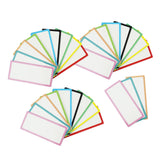 Maxbell Dry Erase Labels Waterproof Name Magnet for Office Refrigerator Whiteboards 30Pcs 5x10cm
