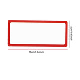 Maxbell Dry Erase Labels Waterproof Name Magnet for Office Refrigerator Whiteboards 30Pcs 5x10cm
